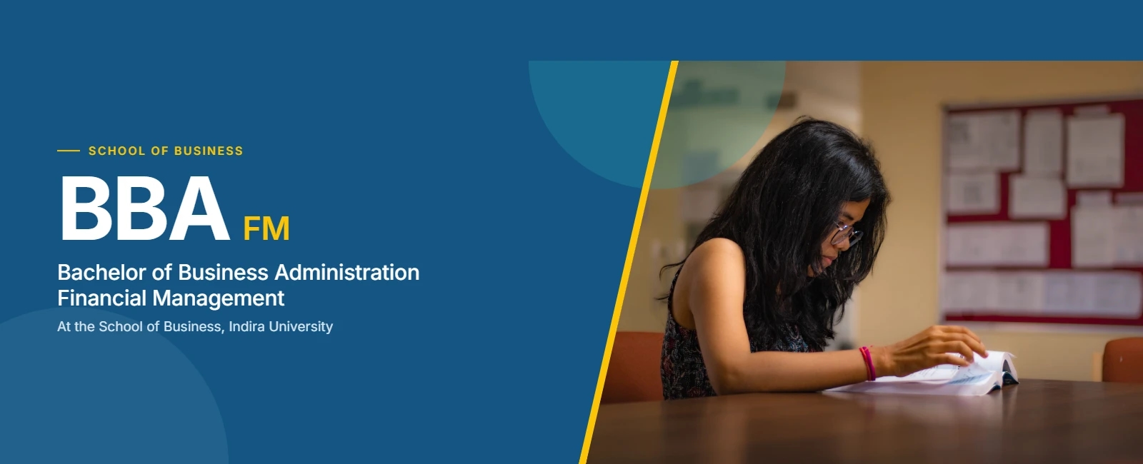 BBA Financial Management Desktop Banner