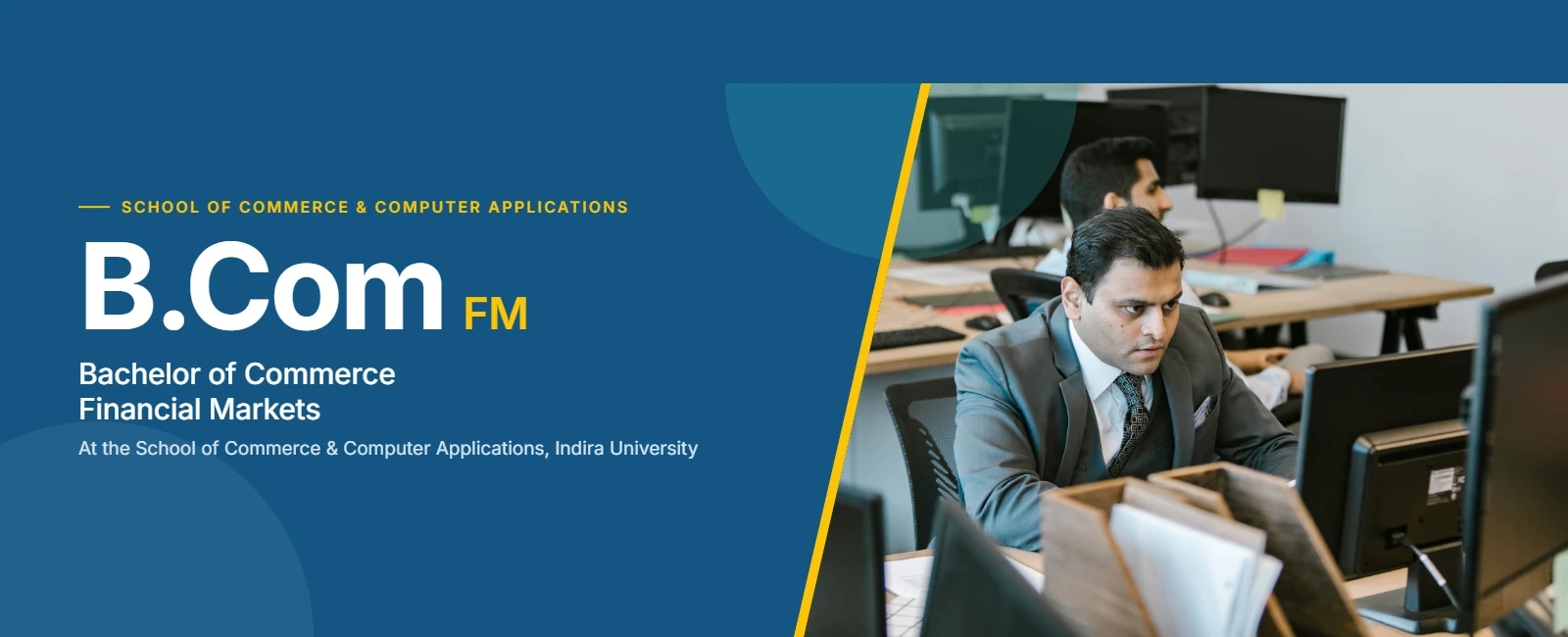 BCom Financial Markets Desktop Banner