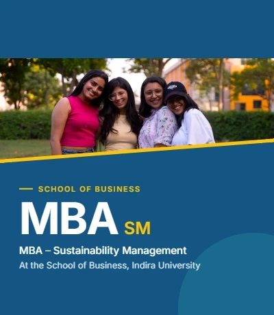 MBA Sustainability Management Mobile Banner
