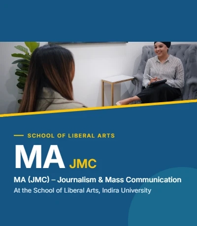 MA JMC Journalism And Mass Communication Mobile Banner