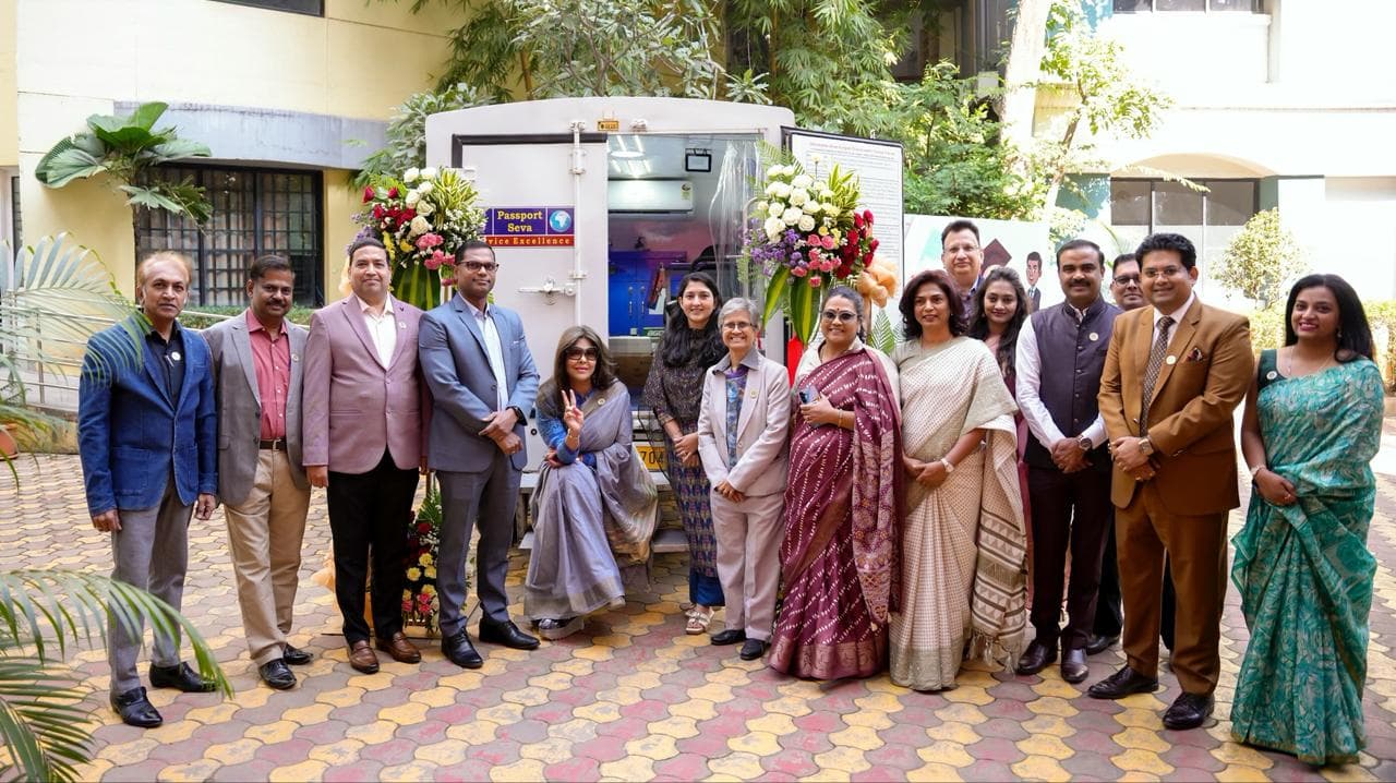 Passport Seva Kendra Mobile Van at Indira University